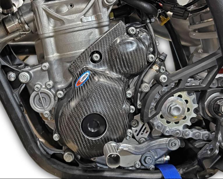 Carbon Motorschutz Z?ndungsseite KTM 250/350 SX-F 23, 250/350 XC-F 23
