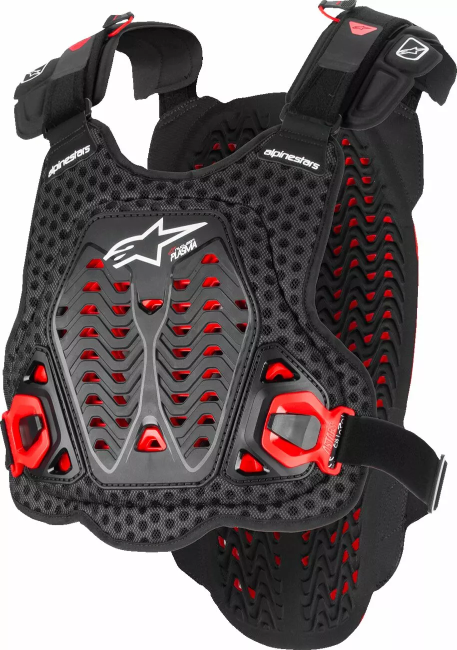 A-5 PLASMA Alpinestars Brustprotektor CHEST PRO BLK/RD/WHT