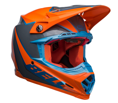 Helmet BELL MOTO-9S Flex Sprite Orange/Grau