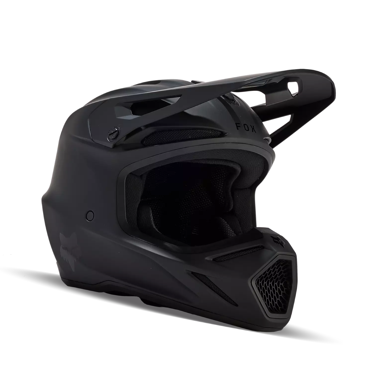 Helmet FOX V3 Solid black matt Gr. L