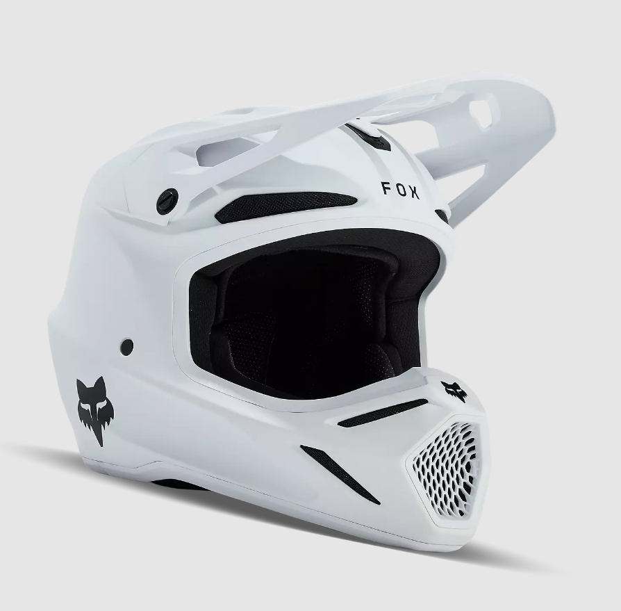 Helmet FOX 24 V3 Solid white Gr. XXL