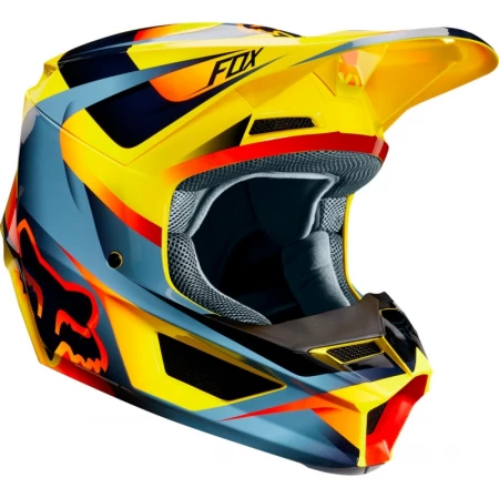 Helmet FOX V1 Motif gelb Gr. XS